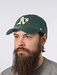 Бейсболка 47 BRAND арт. B-RGW18GWS-DGE Oakland Athletics MLB (dark green)